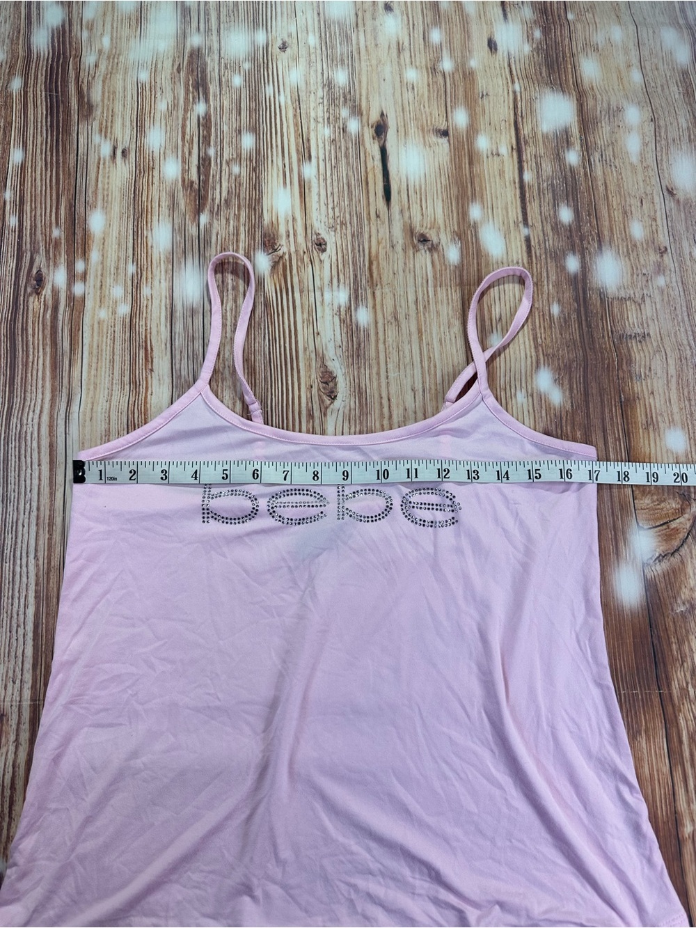 bebe Pink Short Tank & Heart-Print Robe Sleep Set with Black Trim Size Medium - Picture 7 of 16